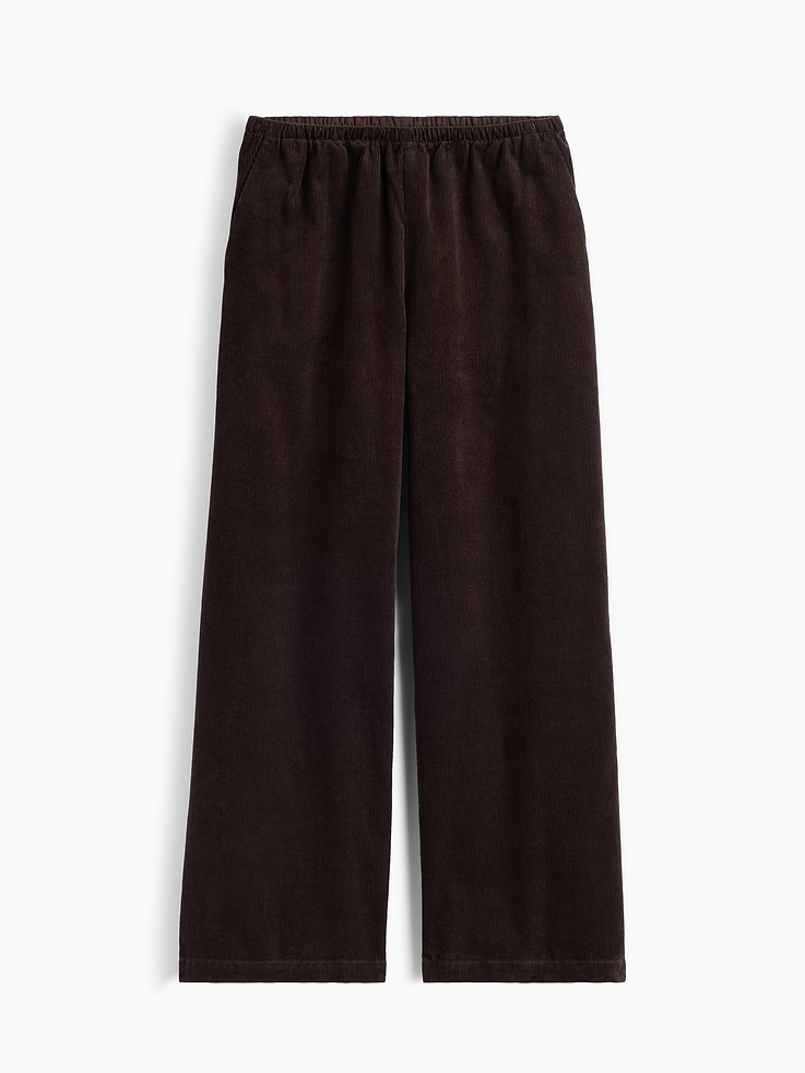 Image number 7 showing, Corduroy Easy Wide-Leg Pants