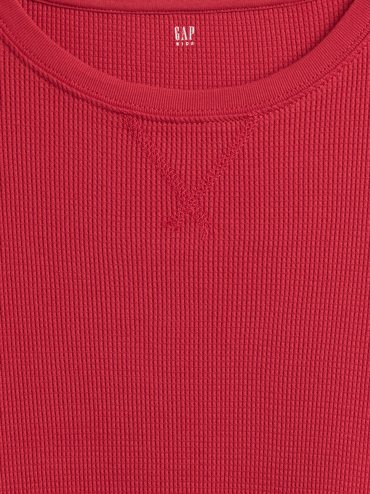 Image number 2 showing, Kids Waffle-Knit Crewneck T-Shirt
