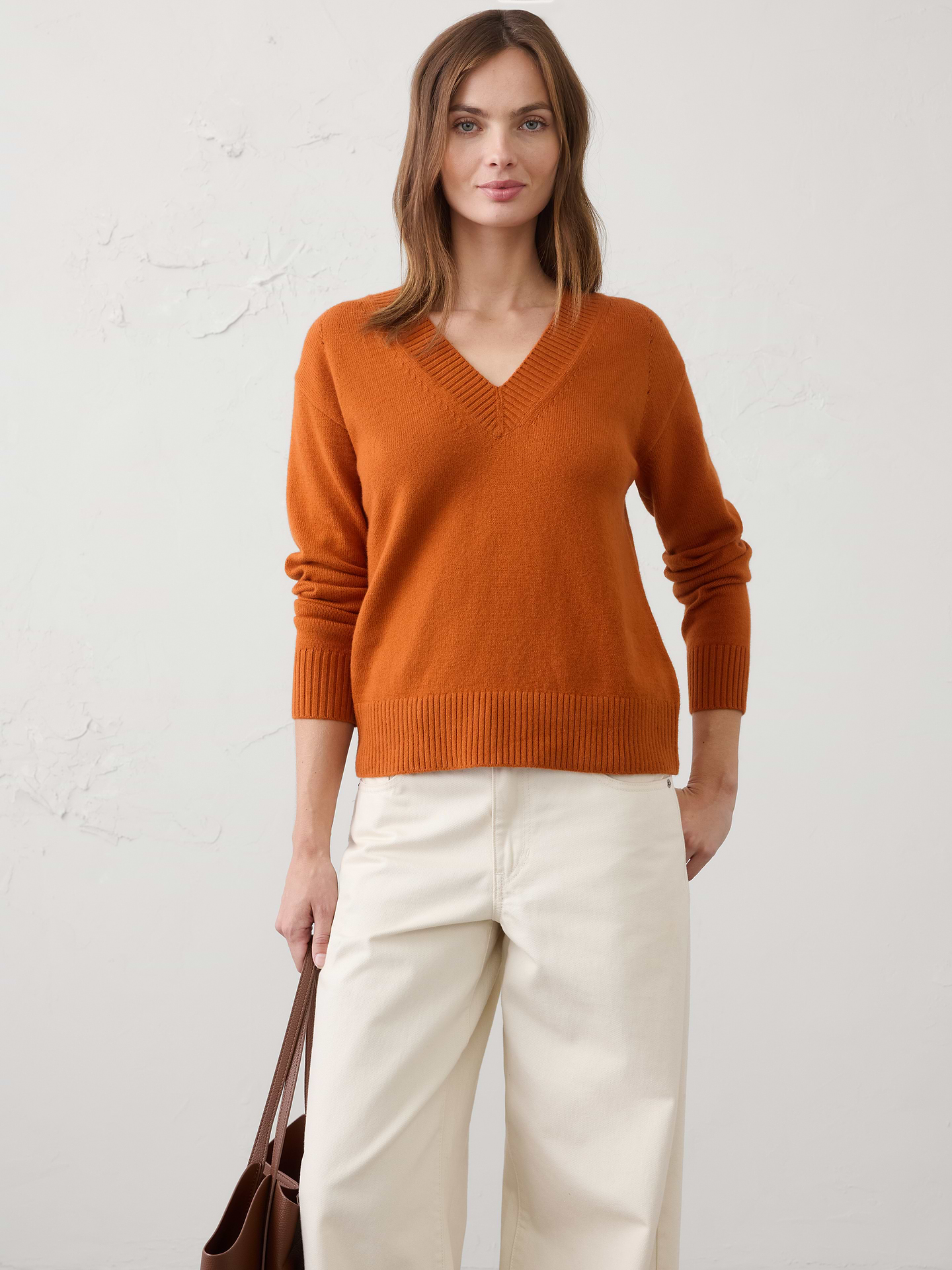 Image number 1 showing, Perfectly Soft V-Neck Sweater