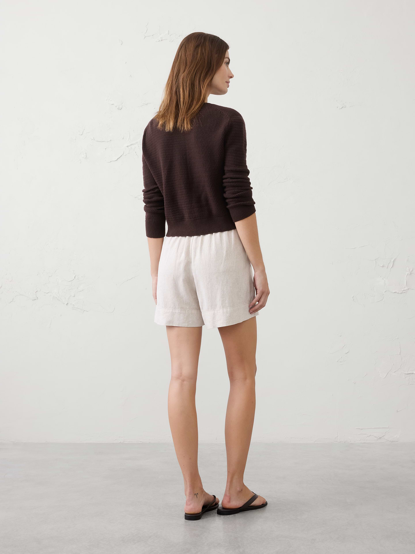 Image number 2 showing, Anyday Linen-Blend High-Rise Short