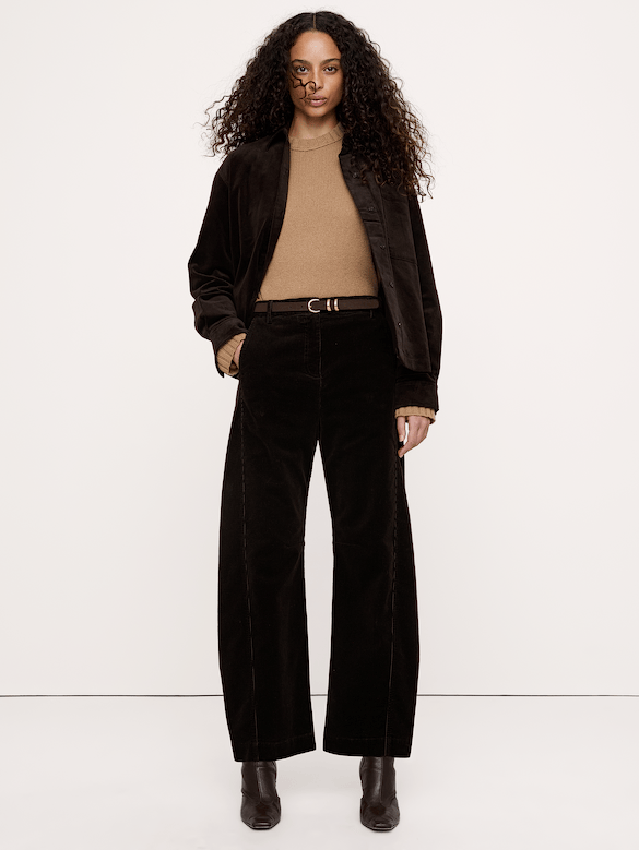 Oversized Stretch-Cotton Utility Shirt