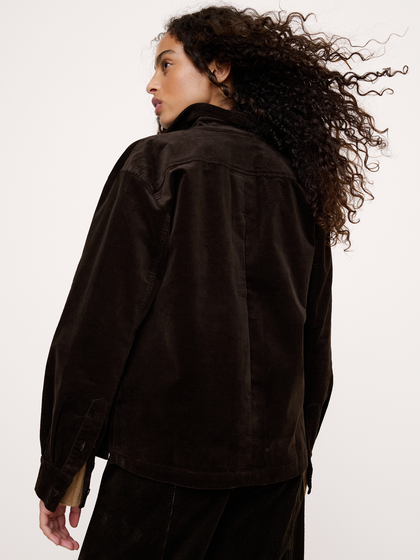 Image number 6 showing, Oversized Stretch-Cotton Utility Shirt