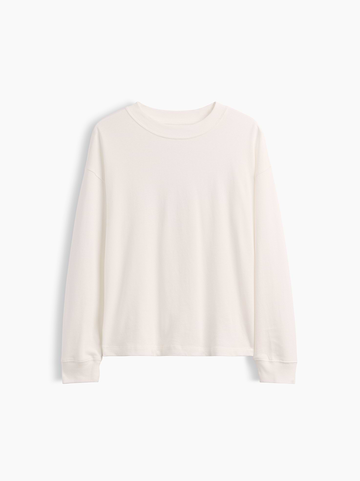 Image 2 de 6, T-shirt surdimensionné en tissu épais pour Enfant