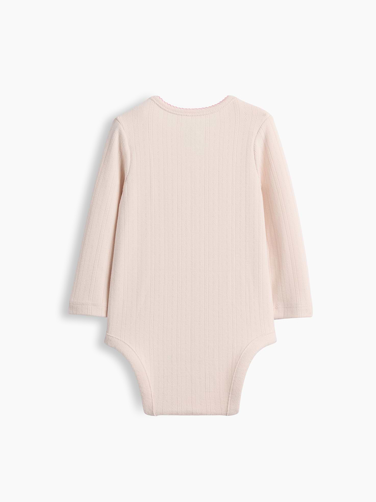 Image 2 de 3, Cache-couche en tricot pointelle soyeux pour Bébé