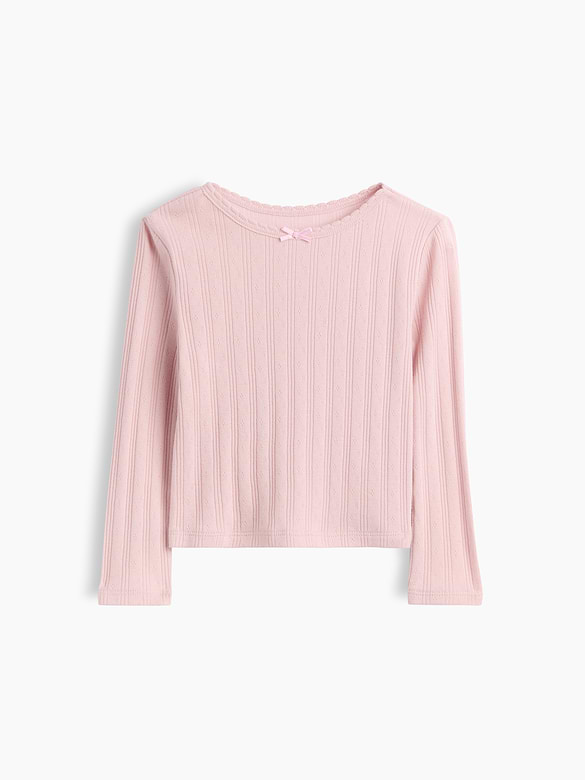 Baby & Toddler Pointelle Rib T-Shirt