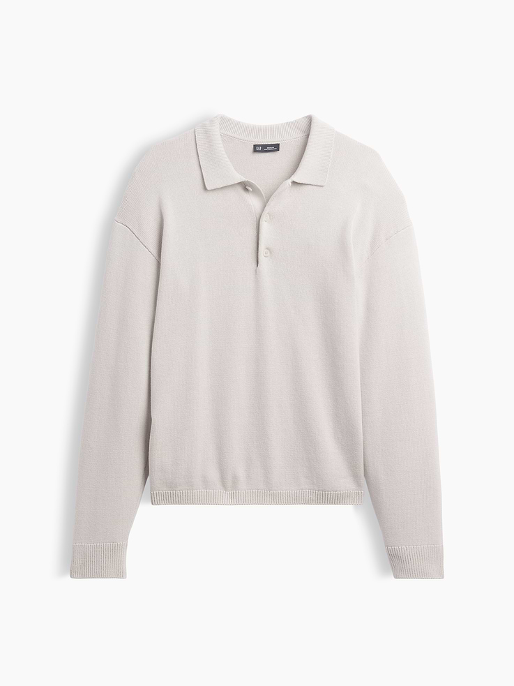 Image number 5 showing, Relaxed Polo Sweater