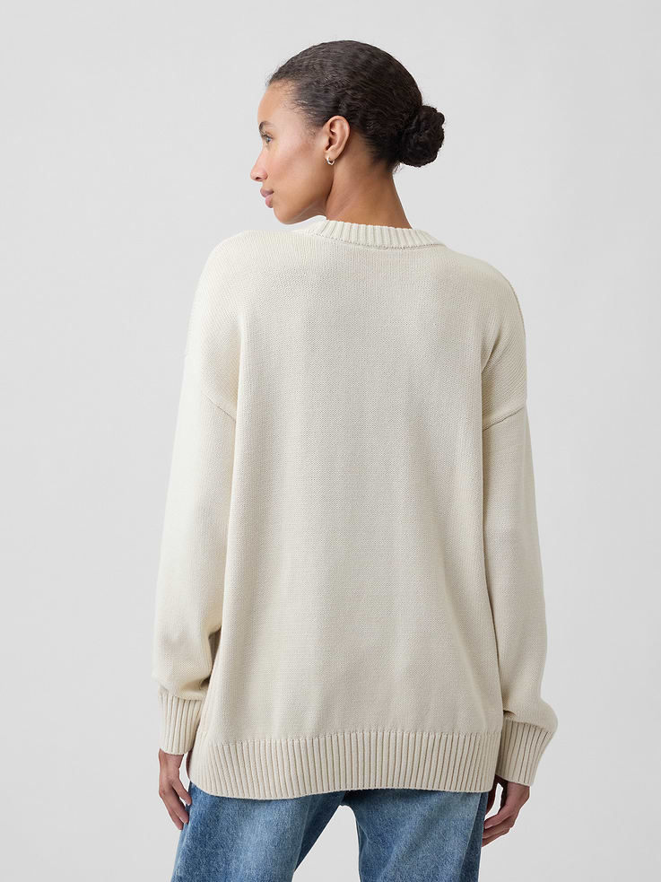 Image 2 of 5, Oversized Crewneck Sweater
