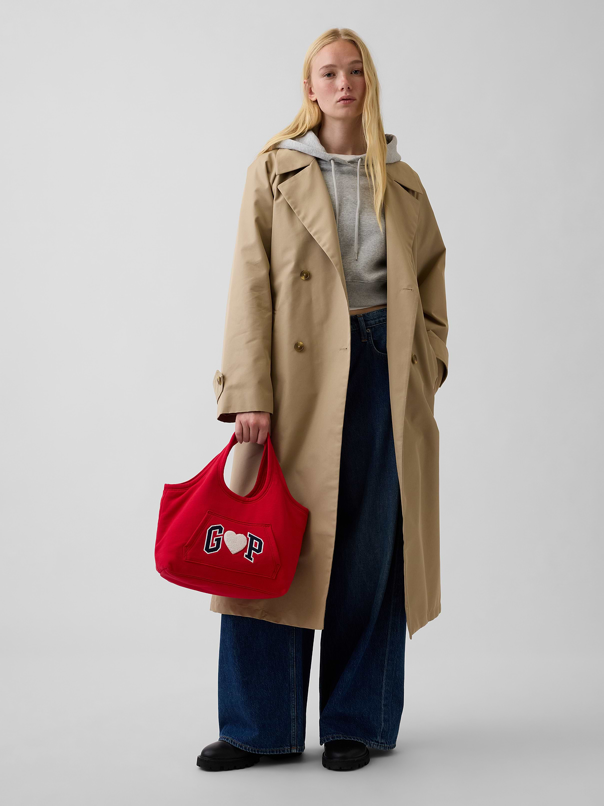 Image number 2 showing, Small Heart Hoodie Tote