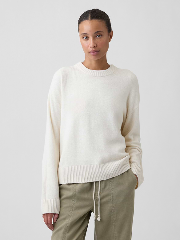 Cashsoft Relaxed Crewneck Sweater