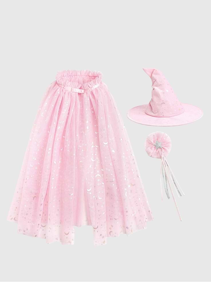 Image number 1 showing, Sweet Wink Pink Witch Dress Up Kit