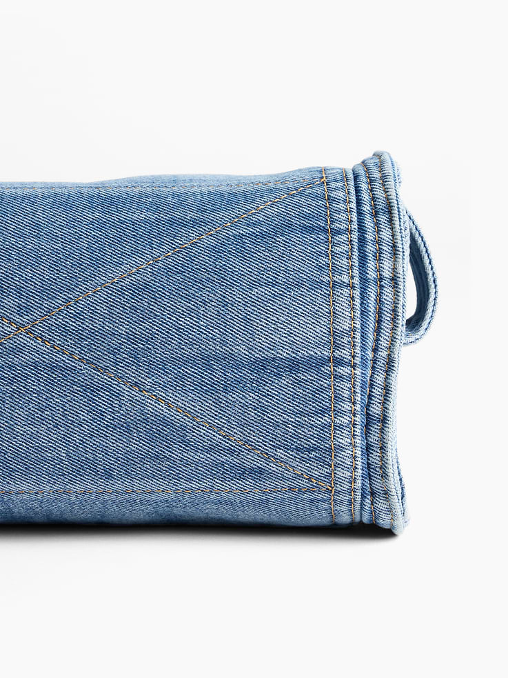 Image number 5 showing, Small Denim Five Pocket Tote