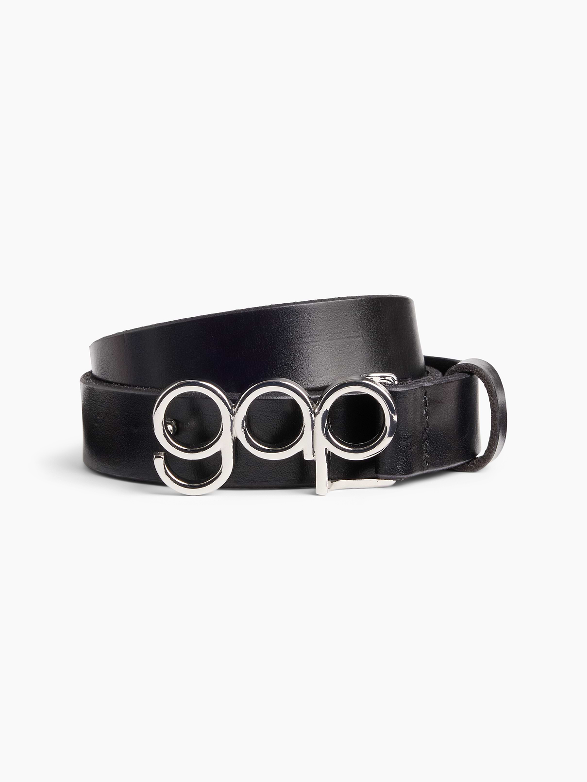 Image number 1 showing, 100% Leather Bubble Logo Belt