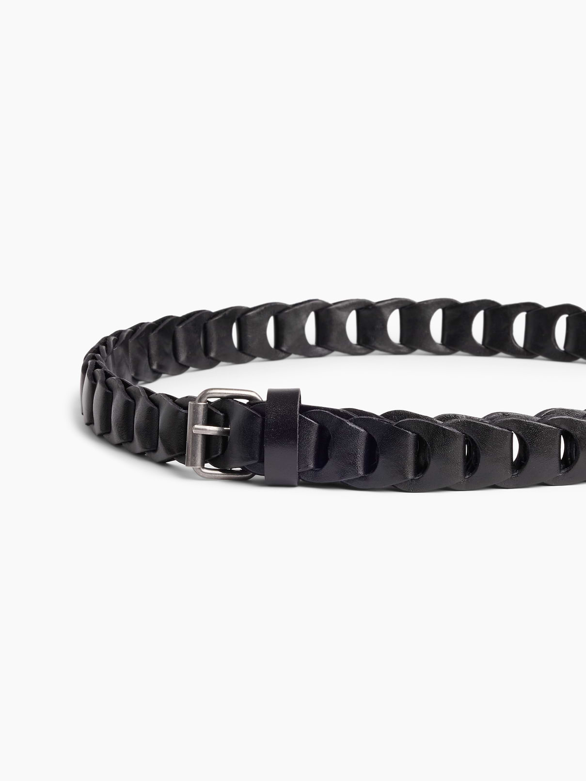 Image number 3 showing, 100% Leather Braided Belt