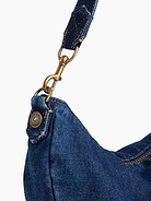 Image number 4 showing, Small Denim Crescent Crossbody