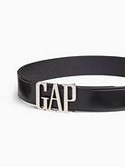 Image number 3 showing, 100% Leather Logo Belt