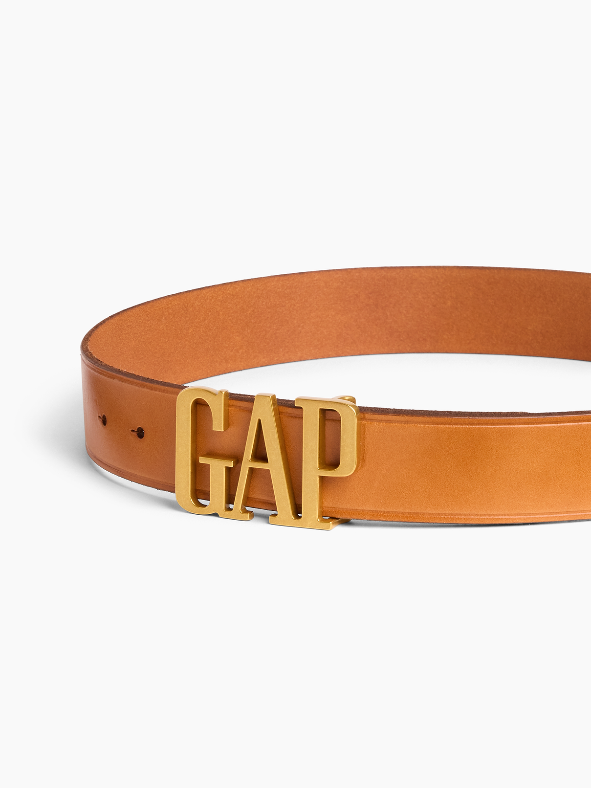 Image number 3 showing, 100% Leather Logo Belt