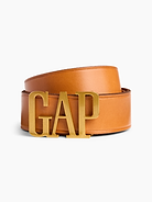 Image number 1 showing, 100% Leather Logo Belt
