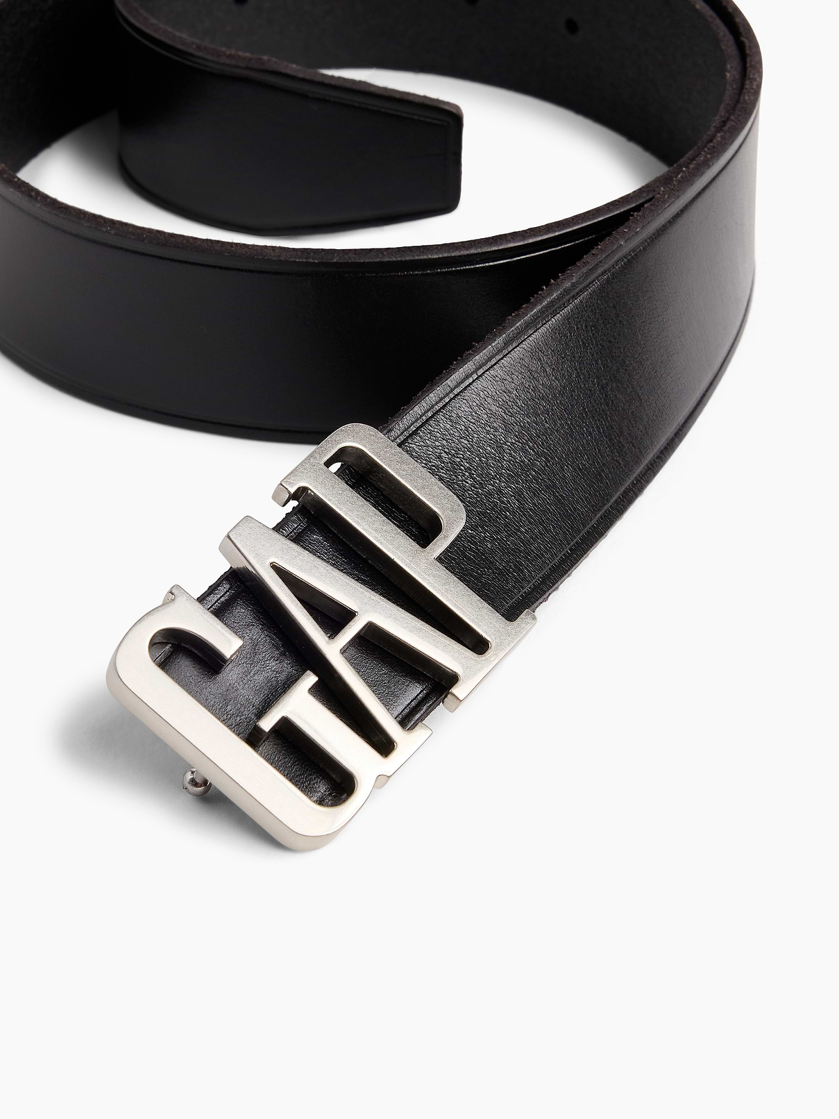 Image number 4 showing, 100% Leather Logo Belt