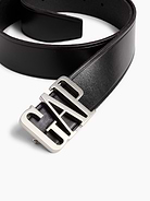 Image number 4 showing, 100% Leather Logo Belt