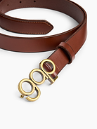 Image number 4 showing, 100% Leather Bubble Logo Belt