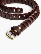 Image number 4 showing, 100% Leather Braided Belt