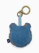 Image number 2 showing, Patchwork Denim Brannan Bear Bag Charm