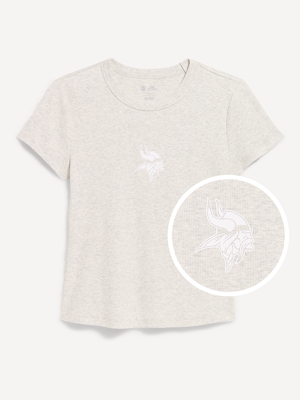 Minnesota Vikings Snug Crop T-Shirt for Women