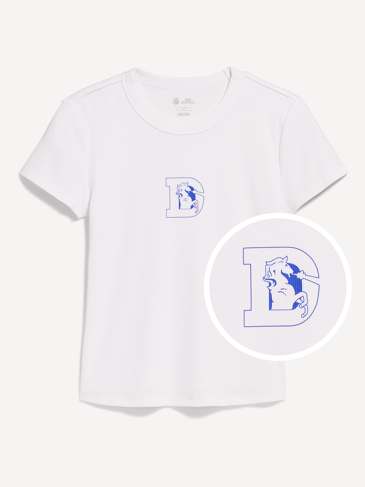 Image number 1 showing, Denver Broncos Snug Crop T-Shirt for Women