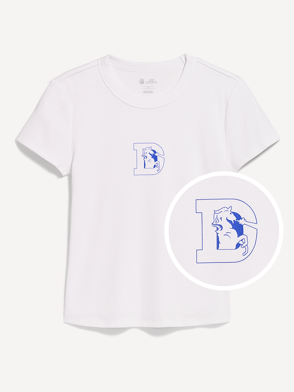 Denver Broncos Snug Crop T-Shirt for Women