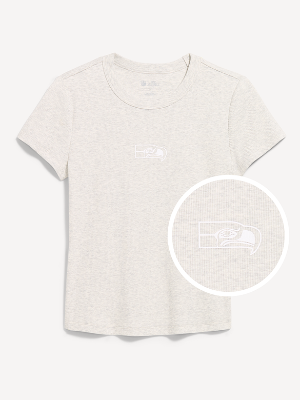 Seattle Seahawks Snug Crop T-Shirt for Women