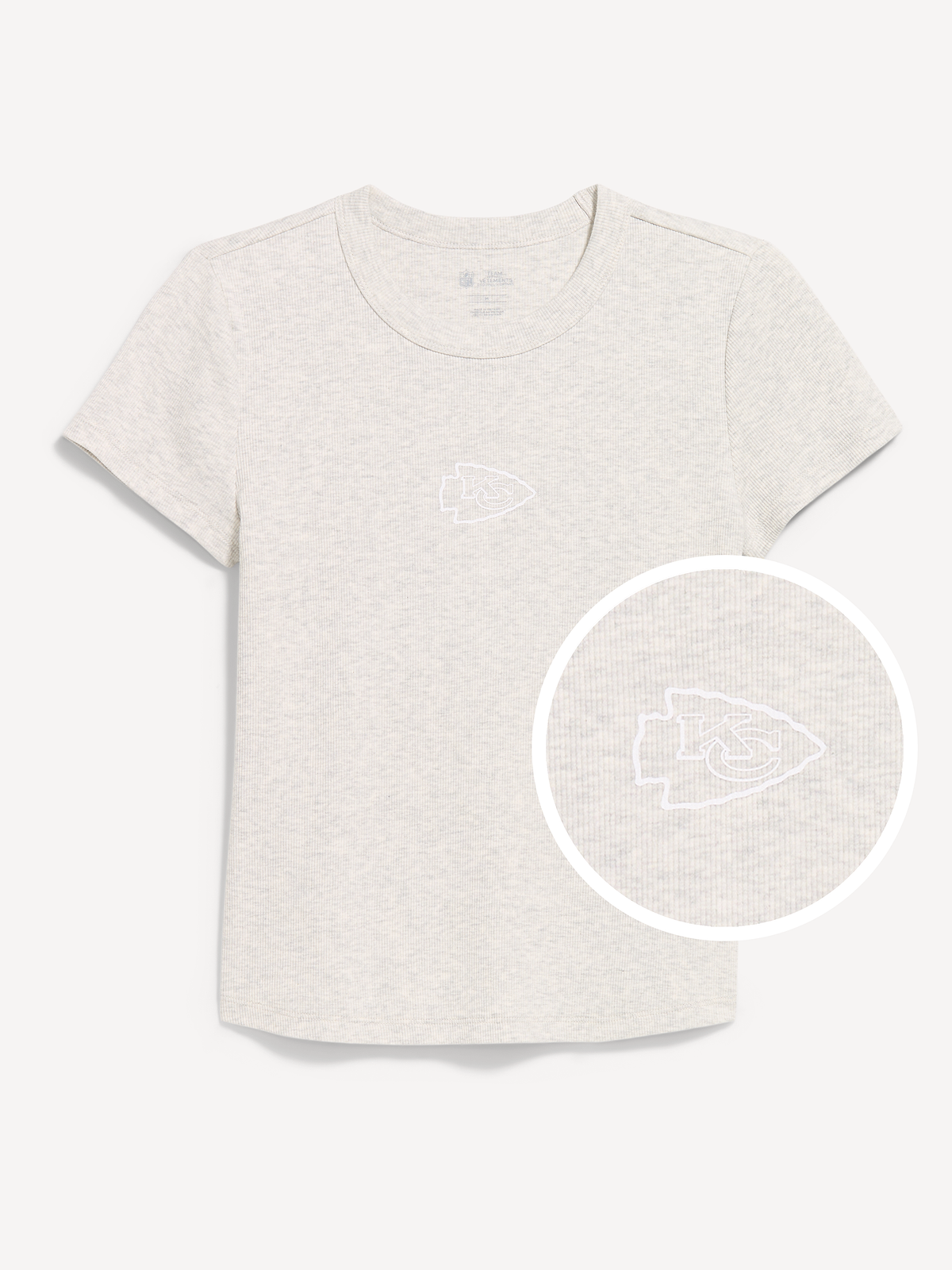 Kansas City Chiefs Snug Crop T-Shirt for Women