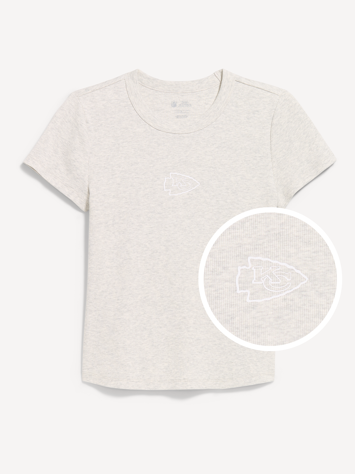 Image number 1 showing, Kansas City Chiefs Snug Crop T-Shirt for Women
