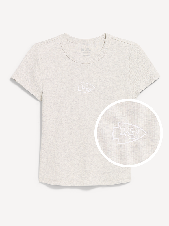 Kansas City Chiefs Snug Crop T-Shirt for Women