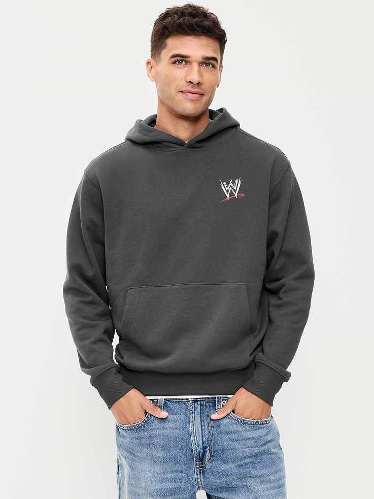 Image 1 of 4, built-in hood, long sleeves, kangaroo pocket, rib-knit trim, pullover style, Product #1180444