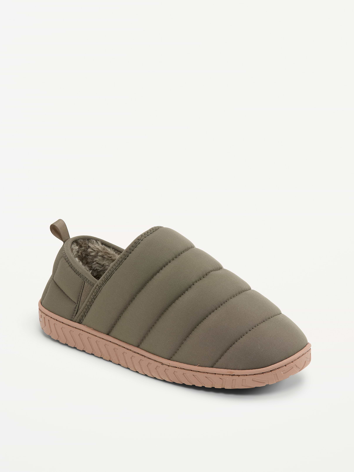 Image 1 of 4, quilted upper, sherpa lining, cushioned footbed, Product #1183073