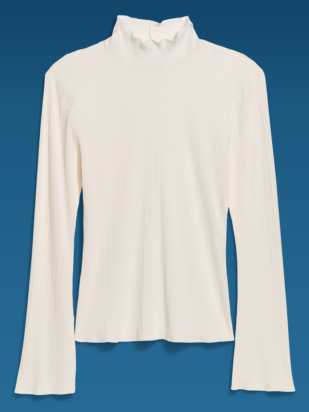 Old Navy x Altuzarra Long-Sleeve Ribbed Fitted Top | Old Navy
