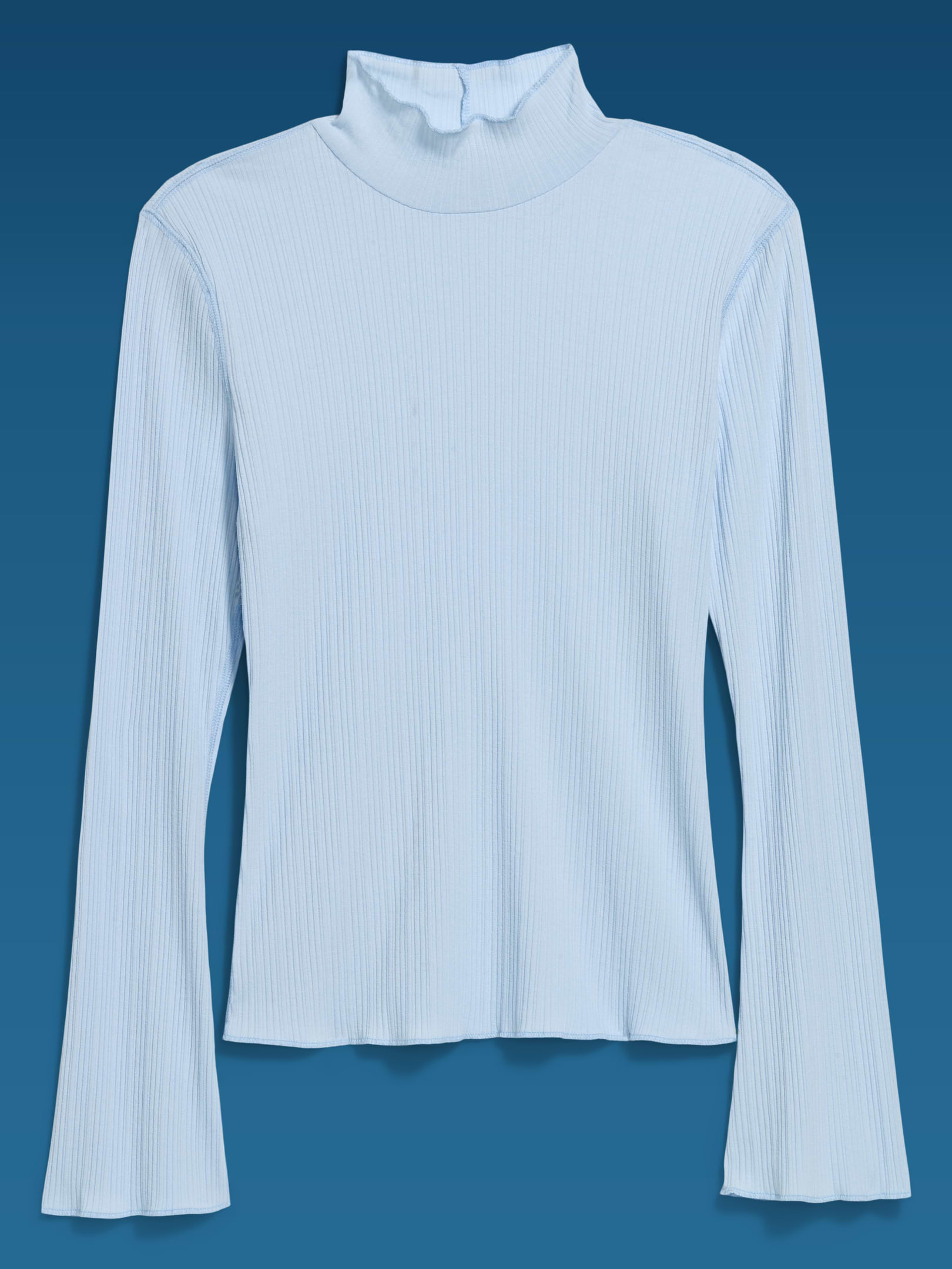 Old Navy x Altuzarra Long-Sleeve Ribbed Fitted Top | Old Navy