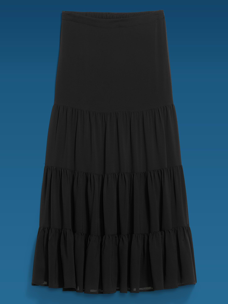 Image 6 of 6, Old Navy x Altuzarra Tiered Swing Maxi Skirt