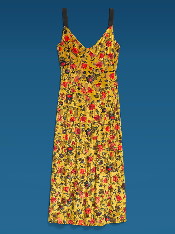 Image 7 of 7, Old Navy x Altuzarra Velvet Maxi Dress