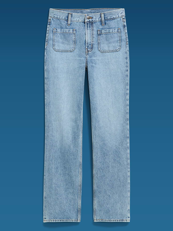 Image 7 of 7, Old Navy x Altuzarra High-Waisted Straight Leg Jeans