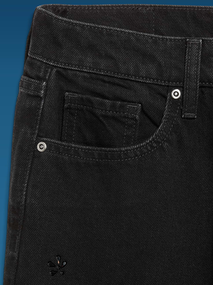 Image 6 of 8, Old Navy x Altuzarra High-Waisted Embellished Baggy Wide-Leg Jeans