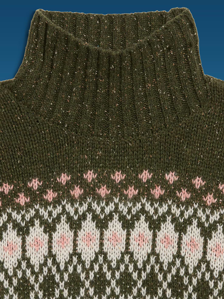 Image 6 of 6, Old Navy x Altuzarra Fair Isle Mock-Neck Sweater