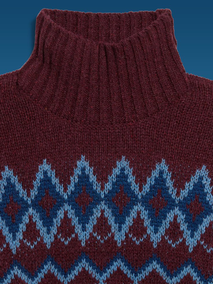 Image 6 of 6, Old Navy x Altuzarra Fair Isle Mock-Neck Sweater