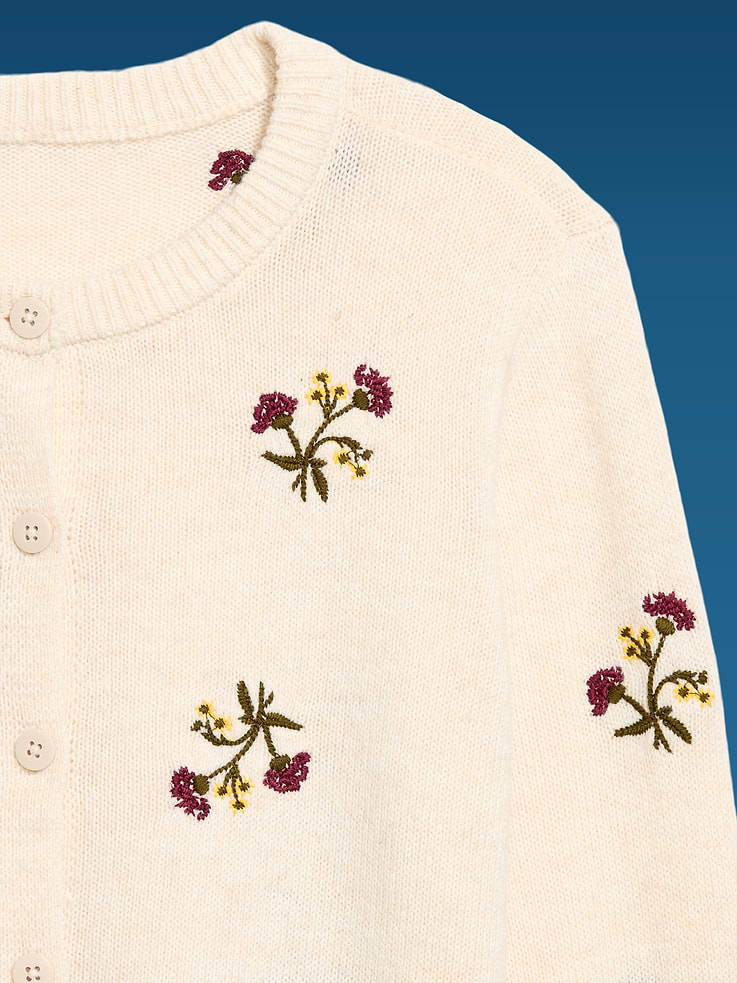 Image 6 of 6, Old Navy x Altuzarra Embroidered Cardigan
