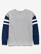 Image 3 of 4, Old Navy x Netflix Stranger Things: Tales From '85 Oversized Long-Sleeve T-Shirt for Boys
