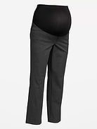 Image 2 of 2, Maternity Full-Panel Pixie Straight Pants