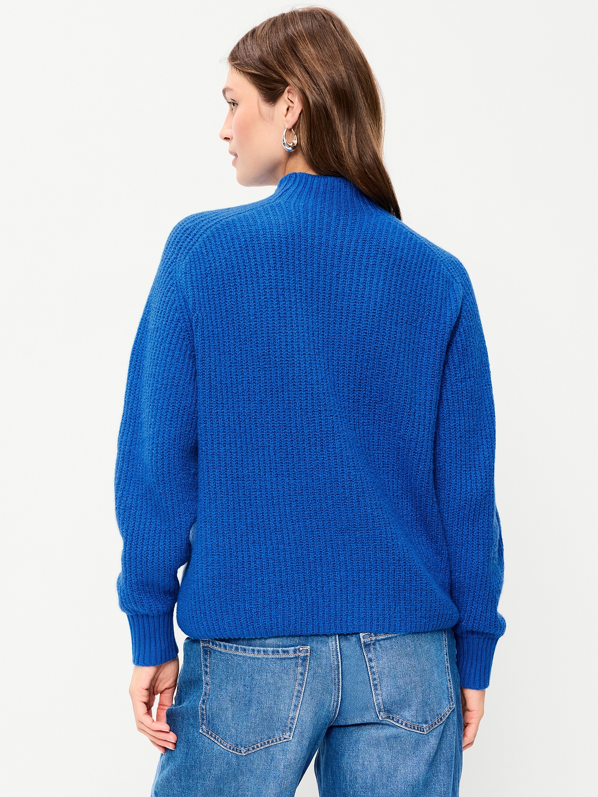 SoSoft Mock-Neck Shaker Sweater | Old Navy