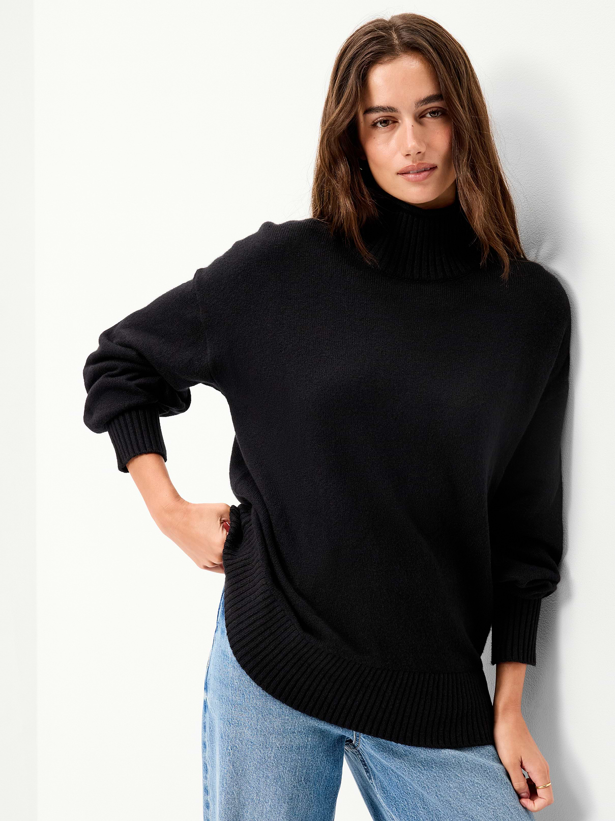 SoSoft Turtleneck Tunic Sweater