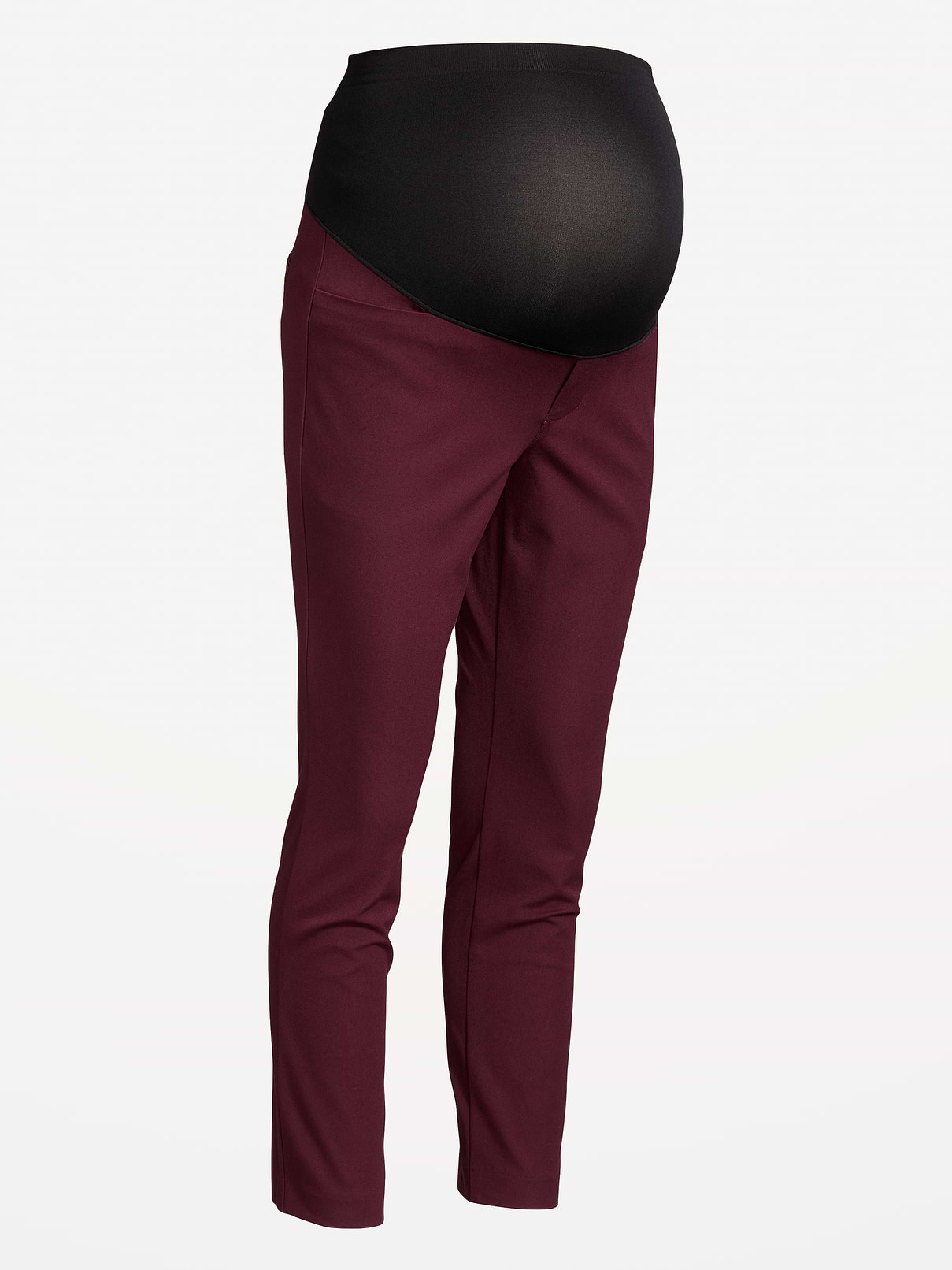 Image 2 of 2, Maternity Full-Panel Pixie Ankle Pants