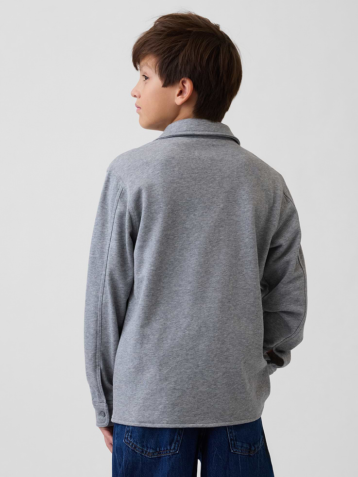 Image number 3 showing, Kids VintageSoft Terry Button-Front Shirt
